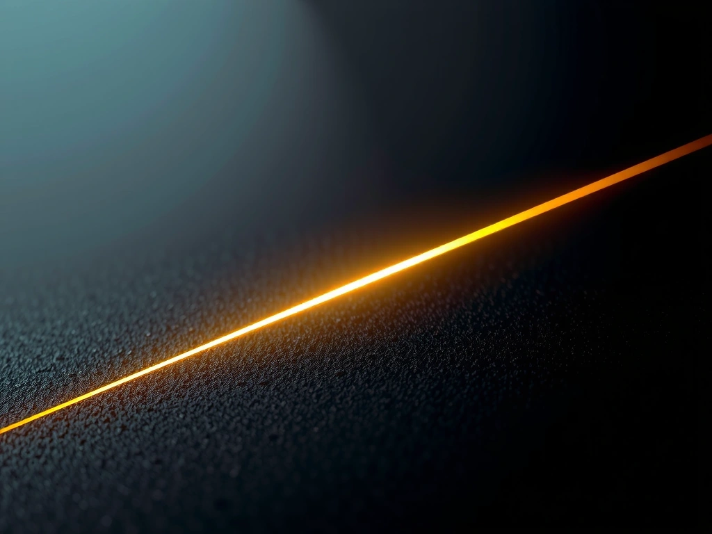 Abstract symbolic line representing data integrity